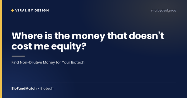 BioFundMatch: The Capital Access Platform for Early-Stage Biotech