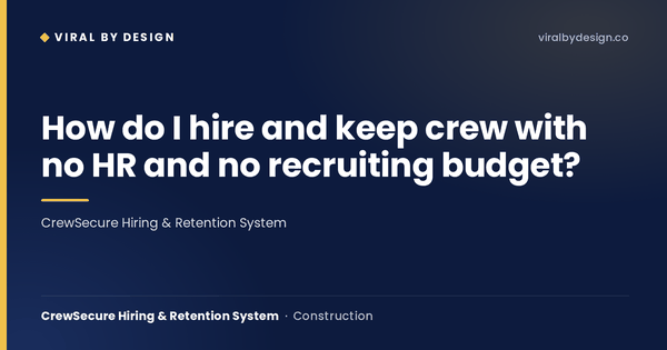 CrewSecure Hiring & Retention System