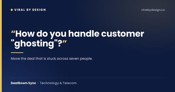 DealRoom Sync: The AI Deal Acceleration System for Winning Complex B2B Sales