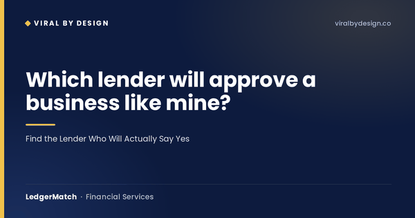 LedgerMatch: The Funding Fit Blueprint