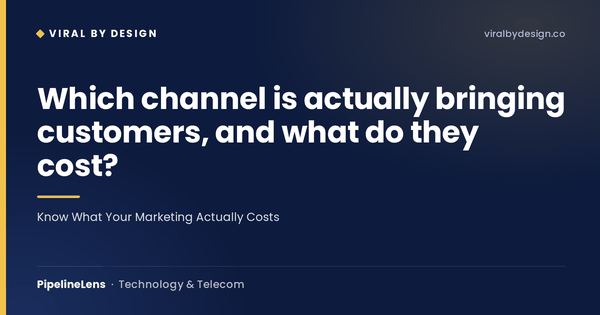 PipelineLens: Build an AI Marketing Attribution & CAC Optimization SaaS for Lean B2B Teams