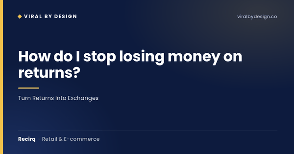 Recirq: The Returns-to-Revenue Blueprint