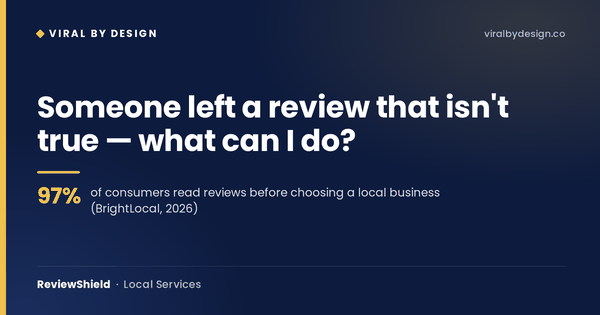 ReviewShield: The AI Reputation Protection System for Small Businesses