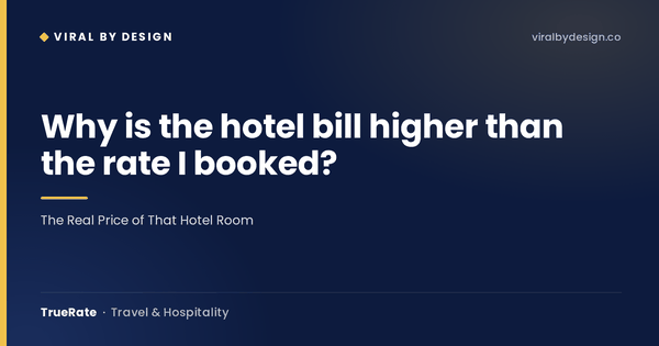 TrueRate: What will this hotel room actually cost?