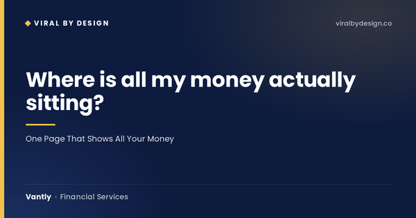 Vantly: The Unified Finance Blueprint